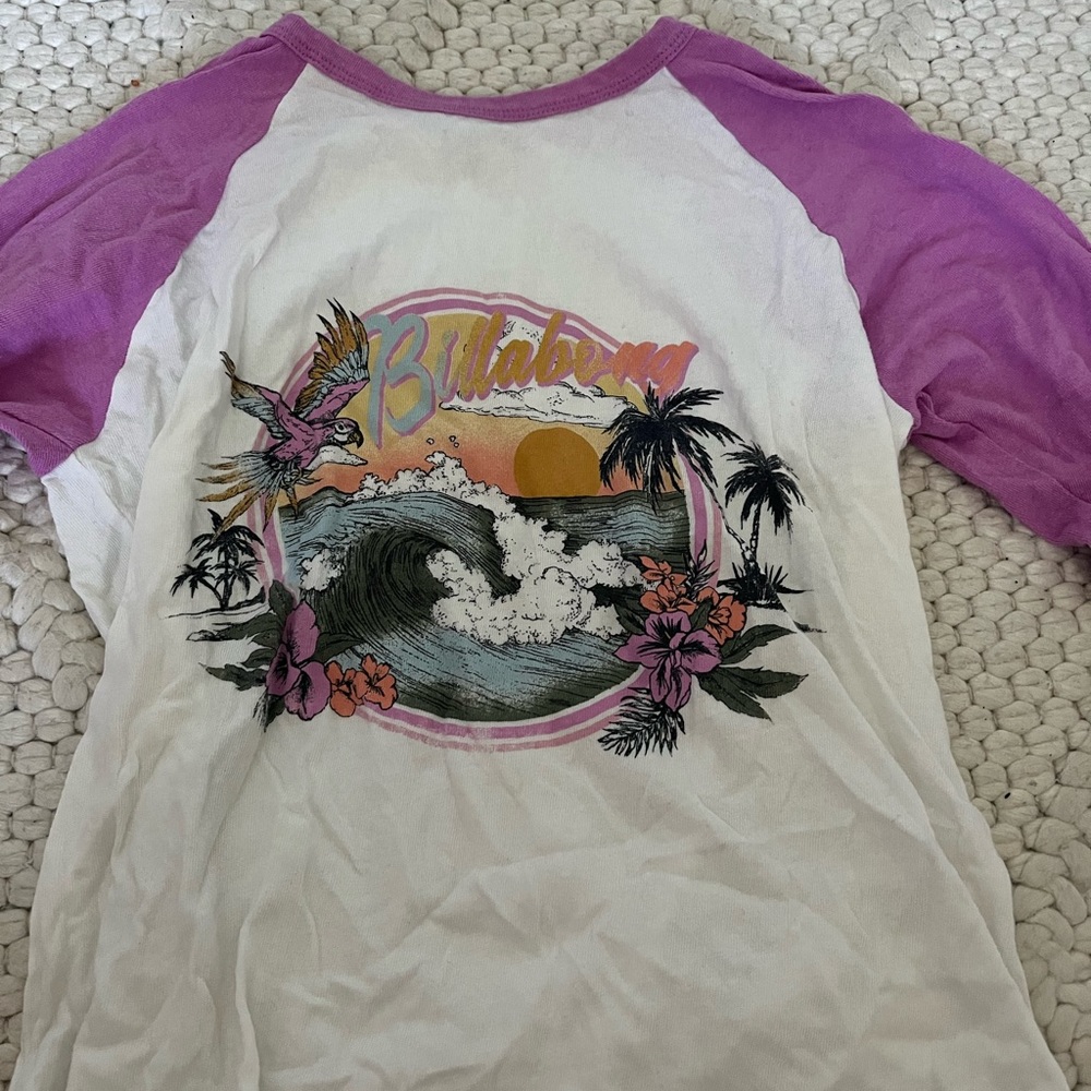 3/4 sleeve billabong top